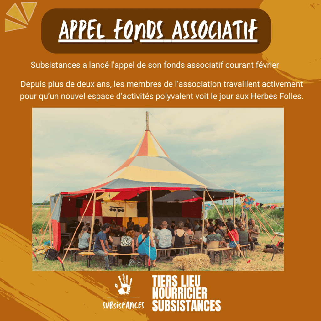 appel à fonds - flyer
